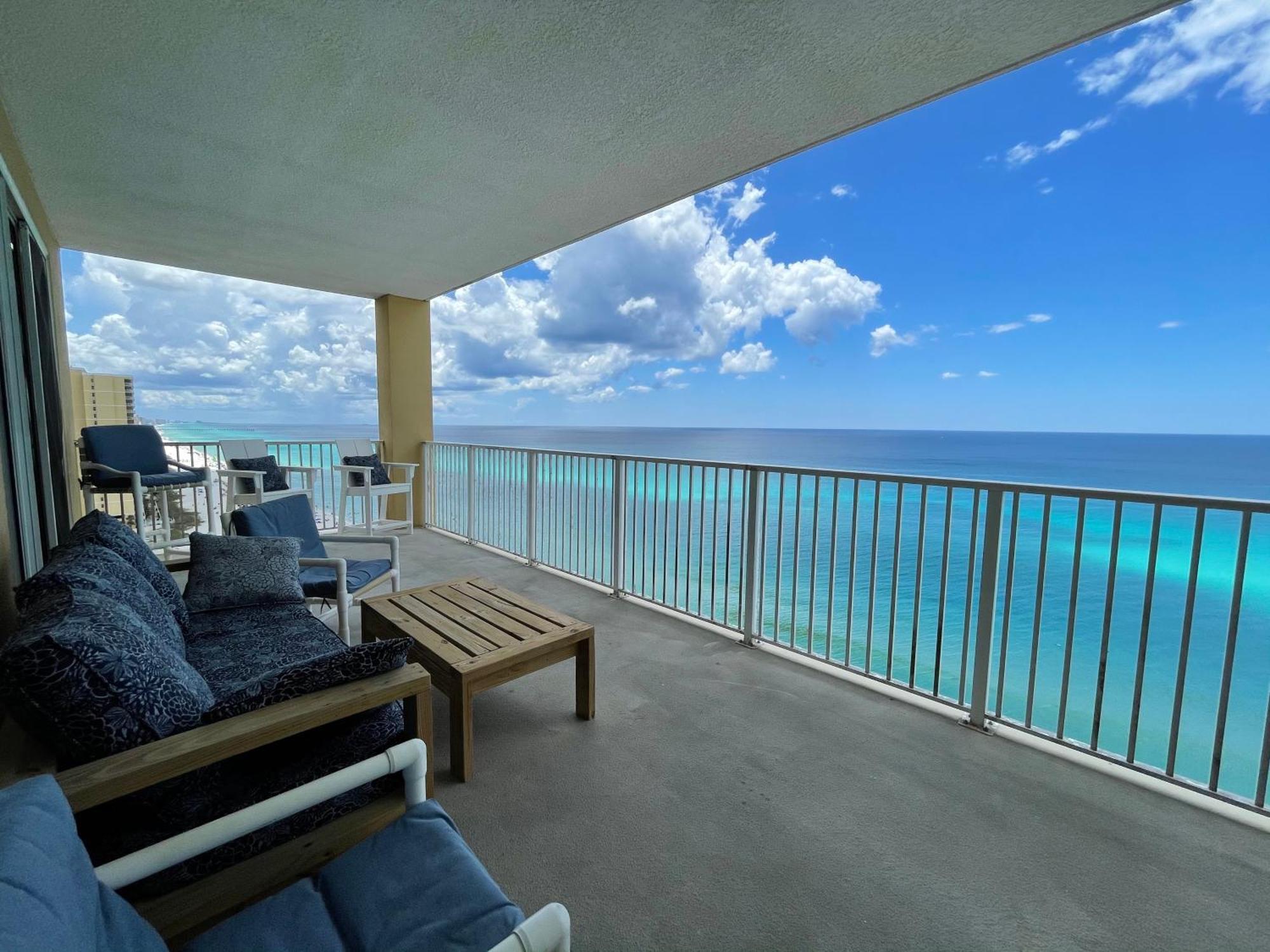 Tropic Winds 1701 Premium Corner Unit With 2 Parkings! Free Beach Chairs Service! Panama City Beach Zewnętrze zdjęcie