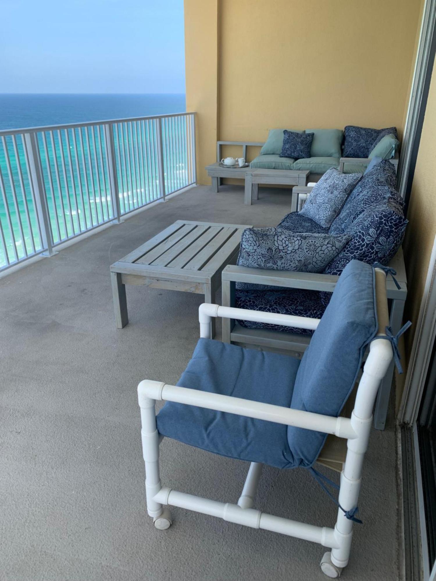 Tropic Winds 1701 Premium Corner Unit With 2 Parkings! Free Beach Chairs Service! Panama City Beach Zewnętrze zdjęcie