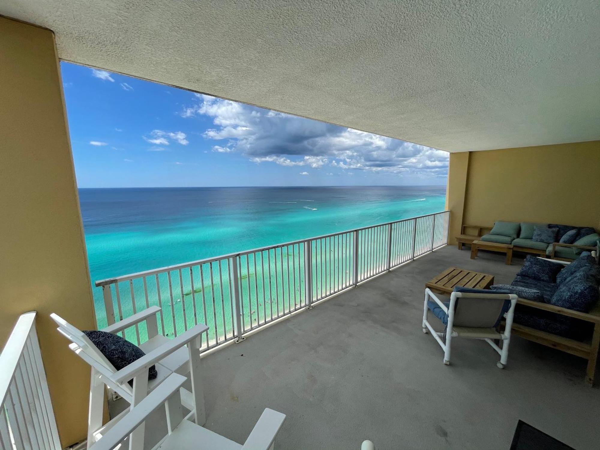 Tropic Winds 1701 Premium Corner Unit With 2 Parkings! Free Beach Chairs Service! Panama City Beach Zewnętrze zdjęcie